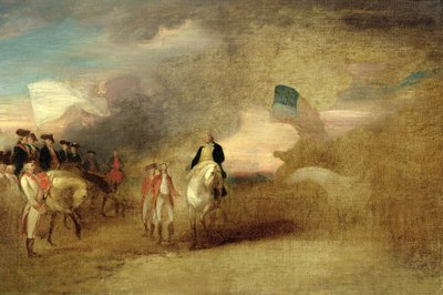 Surrender of Cornwallis at Yorktown by John Trumbull