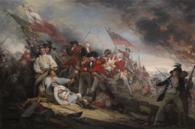 The Battle of Bunkers Hill on June 17th 1775 by John Trumbull