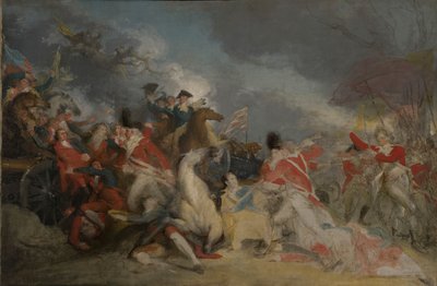 The Death of General Mercer at the Battle of Princeton, 3 January 1777 (unfinished version) by John Trumbull
