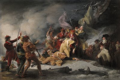 The Death of General Montgomery in the Attack on Quebec, December 31, 1775 by John Trumbull