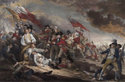 The Death of General Warren at the Battle of Bunker Hill, 17th June 1775, pub. 1786 by John Trumbull