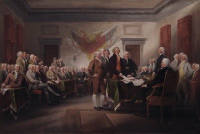 The Declaration of Independence, July 4, 1776 by John Trumbull