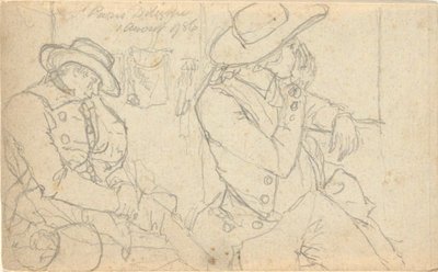 Untitled, from folio: Sketches in France & Germany, one of 22 sheets in Folio B by John Trumbull