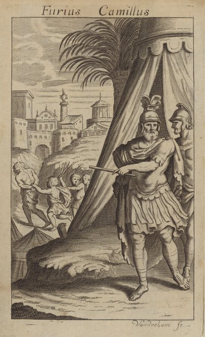 Marcus Furius Camillus, Roman soldier and statesman by John Vanderbank
