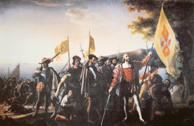 The Landing of Columbus in America in 1492 by John Vanderlyn