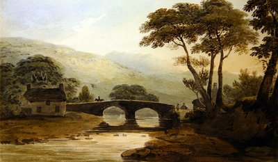 Baddgelert Bridge by John Varley