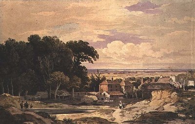 Frognal, Hampstead, c.1825 by John Varley