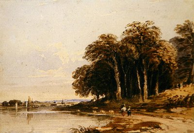 River Landscape by John Varley
