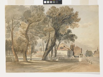 Sketch From Nature On The Thames (Chelsea) by John Varley