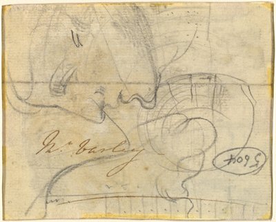 Study of a Head in Profile by John Varley