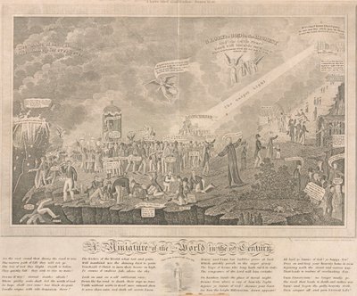 A Miniature of the World in the 19th Century by John Warner Barber