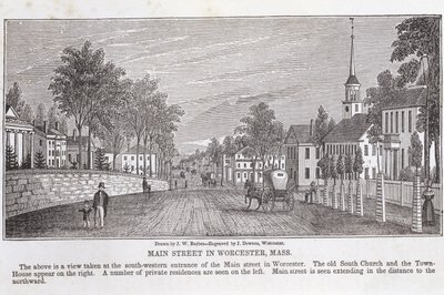 Main Street in Worcester, from 