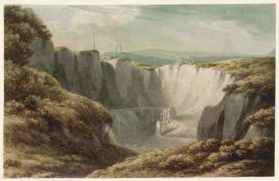 The Tin Mine at Carclaise, Cornwall by John Warwick