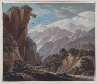 Ascending From The Valley Of Sallanches To Chamonix, c.1781 by John Warwick Smith
