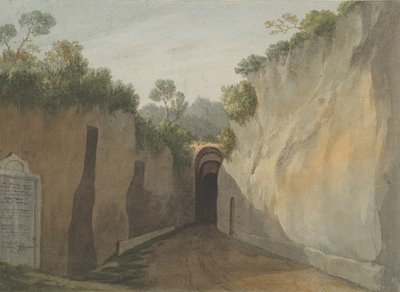 Entrance to the Grotto of Posillipo, Naples by John Warwick Smith