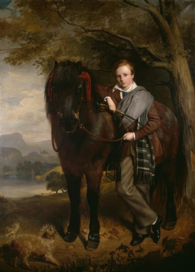 Portrait of a Boy with Pony by John Watson Gordon