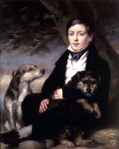 Portrait of Master Raines, of Wheldrake Manor, York by John Watson Gordon