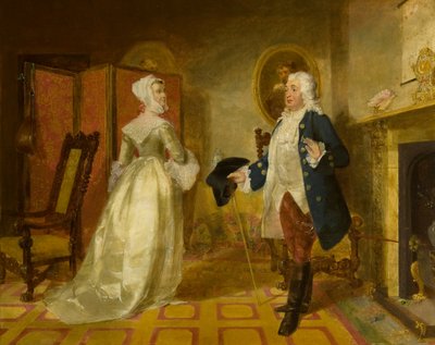 The Laird of Cockpen and Mistress Jean by John Watson Gordon