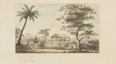 View of a Tomb, from a series of watercolours illustrating Captain Cook