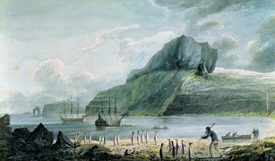 A view of Christmas Harbour in Kerguelen