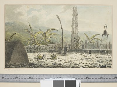 A Morai, in Atooi by John Webber
