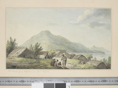 The Inside of a Hippah, in New Zealand by John Webber