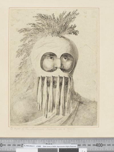A Man of the Sandwich Islands in a Mask by John Webber