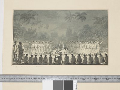 A Night Dance by Men, in Hapaee by John Webber