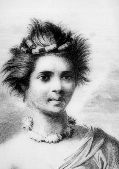 Hawaiian Woman Wearing a Feather Leis, 18th Century by John Webber
