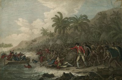The Death of Captain James Cook, 1785 by John Webber