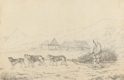 The Narta or Sledge for Burdens in Kamtschatka by John Webber