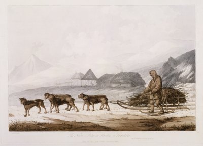 The Narta, or Sledge for Burdens in Kamtschatka, from 