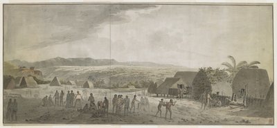 Drawing of Captain Cook