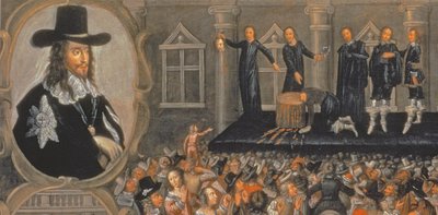 An Eyewitness Representation of the Execution of King Charles I in 1649 (detail) by John Weesop