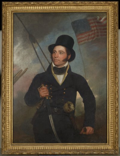 Portrait of Captain Samuel Chester Reid by John Wesley Jarvis