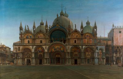 Western Façade of the Basilica of San Marco, Venice, Italy by John Wharlton Bunney