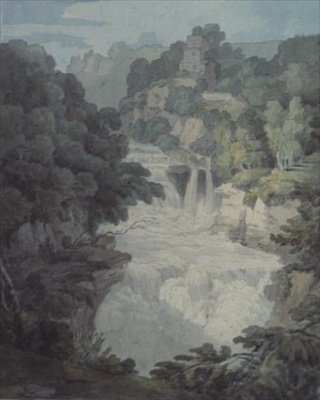Corra Linn: One of the Falls of the Clyde by John White Abbott