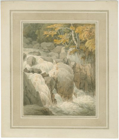 Fall of the Braan from the Hermitage at Dunkeld by John White Abbott