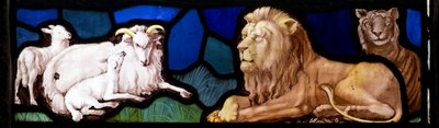 Lambs & Lions, Te Deum, East Window by John William Brown