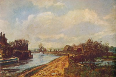 The Canal at Rickmansworth by John William Buxton Knight