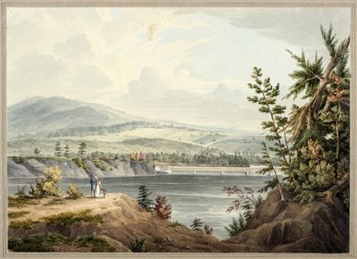 Hudson River Bridge near Waterford, New York by John William Hill