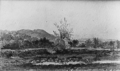 Three Views, No. 3: Mount Carmel, near New Haven, Connecticut by John William Hill