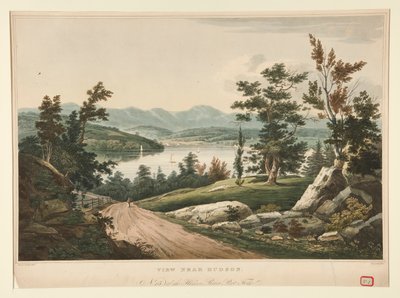 View Near Hudson, #15 of the Hudson River Portfolio by John William Hill