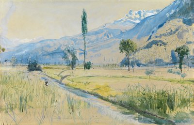 Vouvri, Switzerland by John William Inchbold