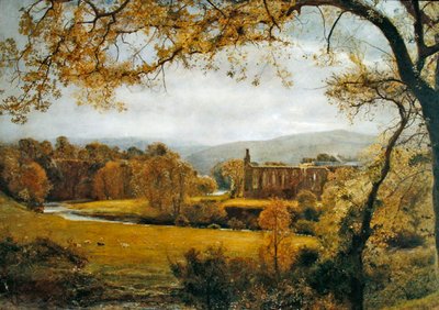 Bolton Abbey, Wharfedale by John William North