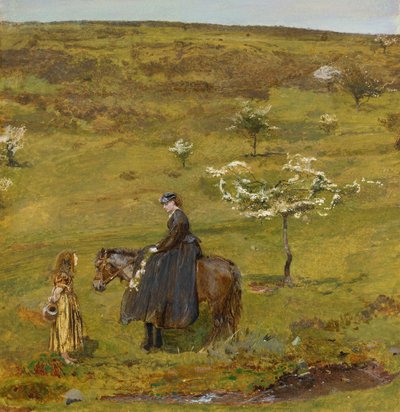 May on the Hill, late 19th century by John William North