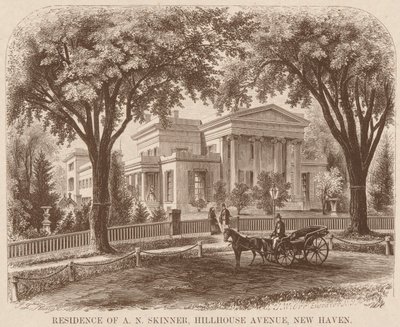 Residence of A.N. Skinner, Hillhouse Avenue, New Haven by John William Orr