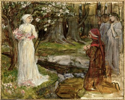 Dante and Beatrice by John William Waterhouse