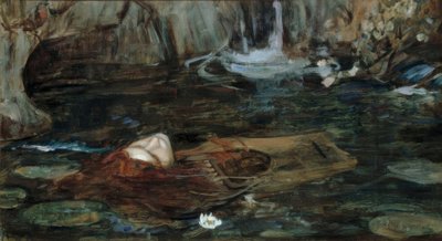 Study for The Nymphs Finding the Head of Orpheus by John William Waterhouse