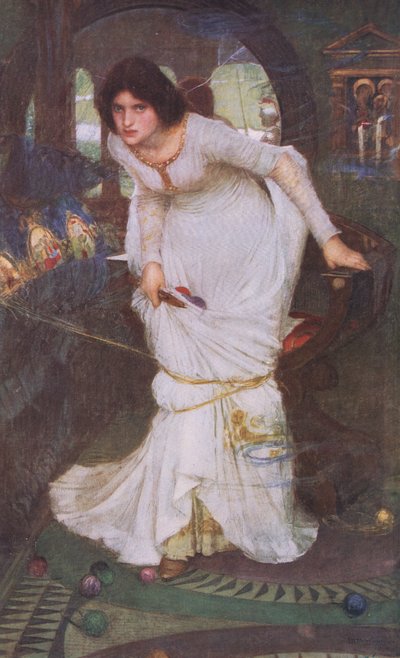 The Lady of Shalott, from Bibbys Annual, 1916-1917 by John William Waterhouse